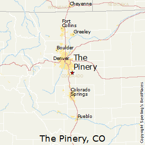 The_Pinery,Colorado Map