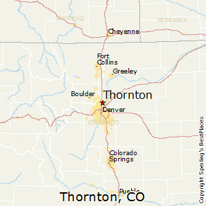 Thornton,Colorado Map