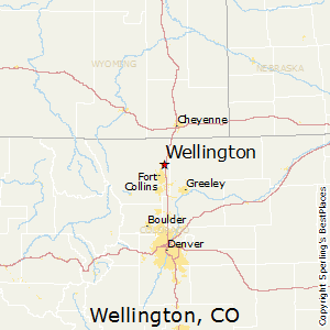 Wellington,Colorado Map