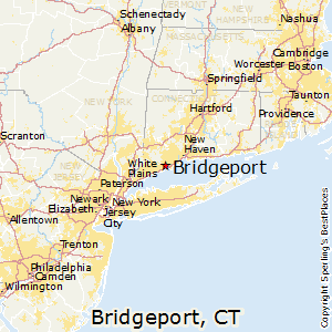 Bridgeport,Connecticut Map
