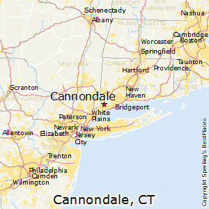 Cannondale,Connecticut Map