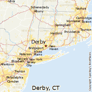 Derby,Connecticut Map