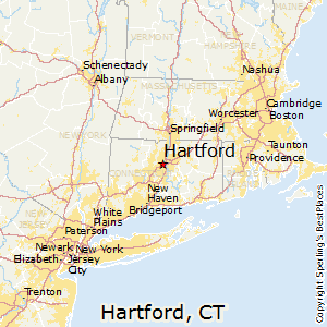 Hartford,Connecticut Map