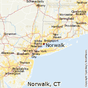 Norwalk,Connecticut Map