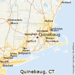 Quinebaug,Connecticut Map