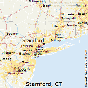 Stamford,Connecticut Map