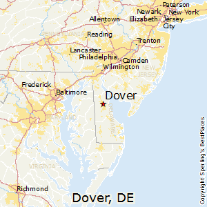 Dover,Delaware Map