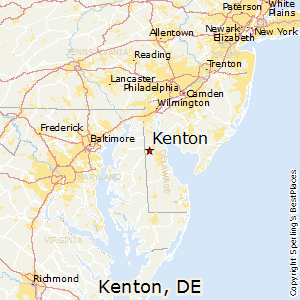 Kenton,Delaware Map