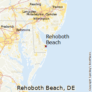 Rehoboth_Beach,Delaware Map