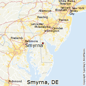 Smyrna,Delaware Map