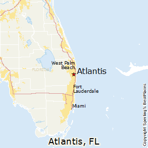 Atlantis,Florida Map
