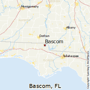 Bascom,Florida Map