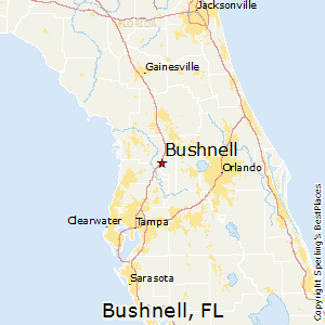 Map Of Bushnell Florida Best Places to Live in Bushnell, Florida