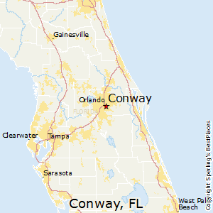 Conway,Florida Map