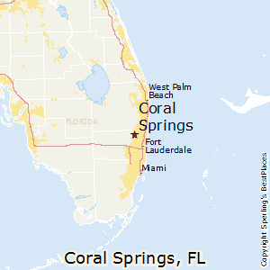 Coral_Springs,Florida Map