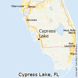 Cypress_Lake,Florida Map