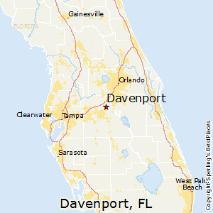 Davenport,Florida Map