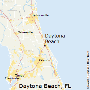 Daytona_Beach,Florida Map