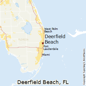 Deerfield_Beach,Florida Map