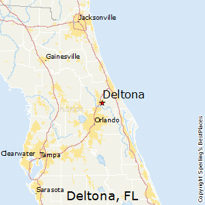 Deltona,Florida Map