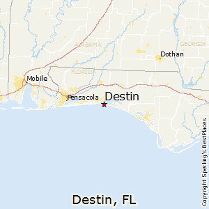 destin florida on map Destin Florida Cost Of Living destin florida on map