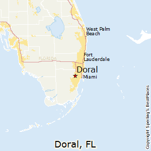 Doral,Florida Map