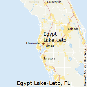 Egypt_Lake-Leto,Florida Map