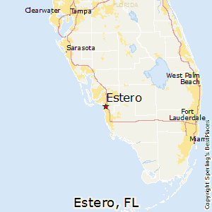 Estero,Florida Map