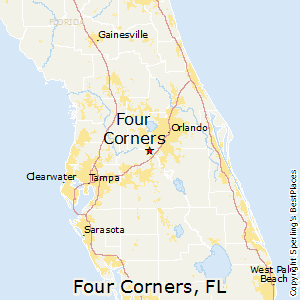 Four_Corners,Florida Map