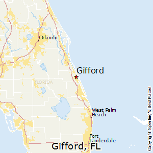 Gifford,Florida Map