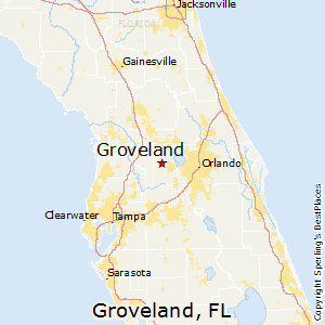 Groveland,Florida Map