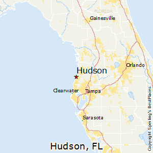 Hudson,Florida Map