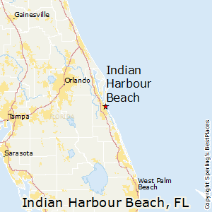 Indian_Harbour_Beach,Florida Map