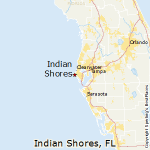 Where Is Indian Shores Florida On Map 2018