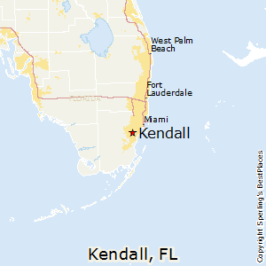 Kendall,Florida Map