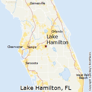 Lake_Hamilton,Florida Map