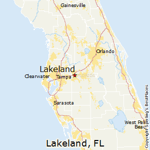 Lakeland,Florida Map