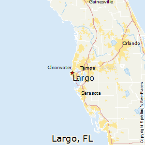 Largo,Florida Map