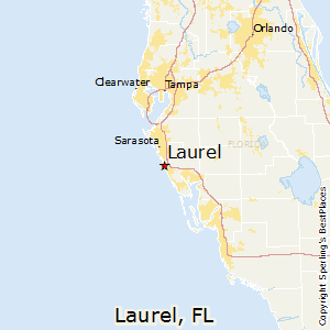 Laurel,Florida Map