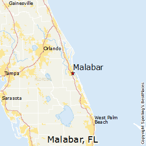 Malabar,Florida Map