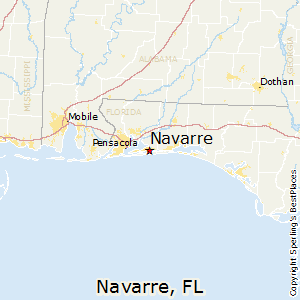 Navarre,Florida Map