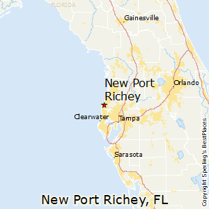 New_Port_Richey,Florida Map