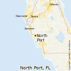 North_Port,Florida Map
