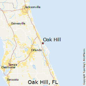 Oak_Hill,Florida Map