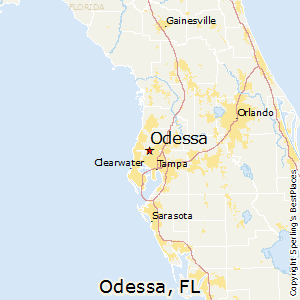 Odessa,Florida Map