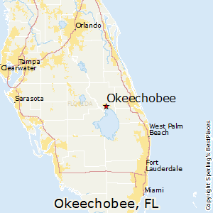 Lake Okeechobee Florida Map