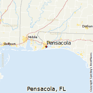 Pensacola,Florida Map