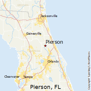 Pierson Florida Map 2018