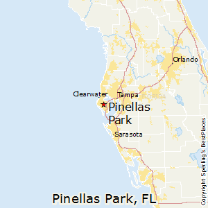 Pinellas_Park,Florida Map