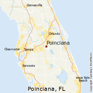 Poinciana,Florida Map